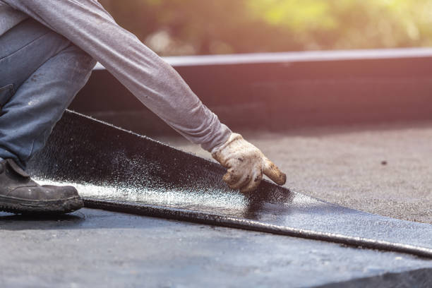Professional Interior Drainage System technician working in Remus, MI